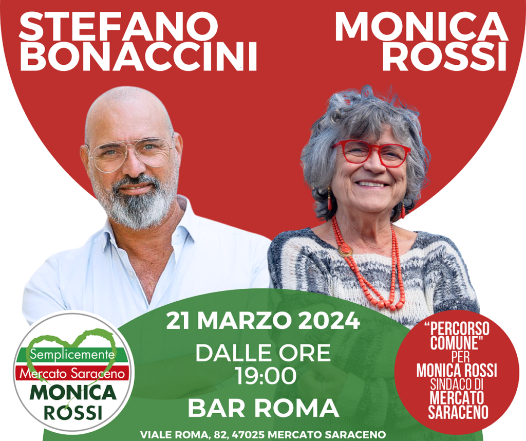 Monica Rossi e Stefano Bonaccini